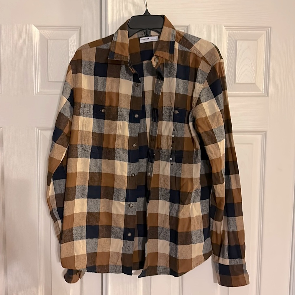 NWT Men’s plaid flannel